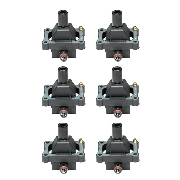 Set of 6 Ignition Coils Compatible with 1994 1995 Mercedes-Benz S320 3.2L L6 Replacement for UF137 C1219
