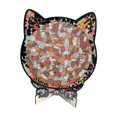 thumbnail image 3 of Juguete de madera con forma de gato, decorativo y que estimula la coordinación ojo-mano. Único. Estilo E, 3 of 9