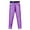 Purple, variant on iiniim Kids Girls Shiny Metallic Leggings Dance Pants Gymnastics Stretch Footless Tights Yoga Pants