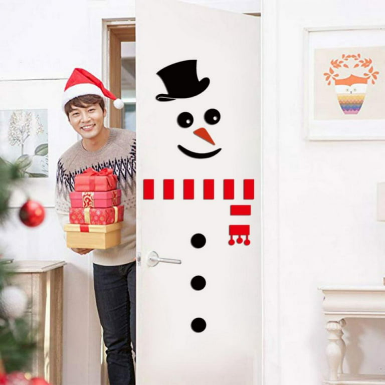  Happy Gingerbread Man Christmas Dishwasher Magnet Cover Front  Door Unique Magnetic Door Decal Panels for Kitchen Appliances Refrigerator  Decorative 23x26inch