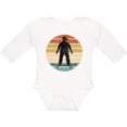 thumbnail image 3 of Inktastic Skateboarding Retro Sunset Skateboarder Boys Long Sleeve Baby Bodysuit, 3 of 5