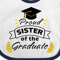 thumbnail image 4 of Inktastic Proud Sister of the Graduate-family Graduation Boys or Girls Baby Bib, 4 of 4