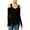 Black, variant on Hooked Up by IOT Womens Juniors Cold Shoulder Jewel Neck Pullover Sweater