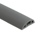thumbnail image 2 of LAMIRO Floor Cord Cover Extension Wiring Duct Protector Power Cable Protector Hider Covers Practical Wire Organizer Cord Protector 1M D30-Grey, 2 of 4