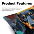 thumbnail image 2 of Dachshund Bed Pillow Covers Set - 2 Decorative Throw Pillow Patterns - Available in 16x16, 18x18, and 20x20 Inches for Any Occasion - Decorative Pillows, Bed Pillow, 2 of 6