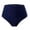 B Navy, variant on Elainilye Fashion Bikini Bottoms for Women Solid Color Swimming Trunks High Waist Briefs Swimming Trunks,Black