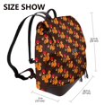 thumbnail image 2 of Gaeub Cute Squirrel Print Women's Leather Backpack,Travel Laptop Backpack,Fashion Ladies Leather Backpack Bag for Travel,Leather Drawstring Daypack for Me, 2 of 4