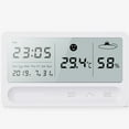 thumbnail image 2 of HINTRMENT Thermometer Hygrometer Room Electronic Thermometer White Plastic Touch Screen 1Pack, 2 of 8