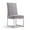 Grey, variant on Manhattan Comfort Element 18.90" Velvet Dining Chair in Gray