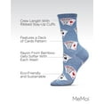 thumbnail image 3 of MeMoi Playing Cards Bamboo Blend Crew Socks - Mens - Male, 3 of 9