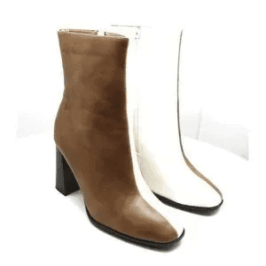 

Journee Collection Women s January Two-Tone Bootie