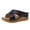 Black, variant on Fashion Wedge Slip on Sandals Casual Outdoor Platform Slippers Shoes Soft Cushion Orthopedic Shoes for All Day Walking Black Size 6.5