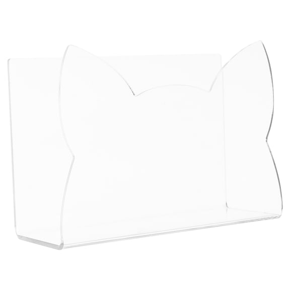 PTOOTP Acrylic Bill Organizer Transparent Desktop Mail Holder Multifunctional Design