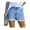 Light Blue, variant on Women's Summer Jean Shorst High Waisted Denim Shorts Stretchy Cuffed Hem School Girls Hot Short Pants