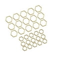 thumbnail image 1 of 30x ring Knitting Stitch Marker Sewing Tool Zinc Alloy Smooth Durable for DIY Handmade Craft, 1 of 9