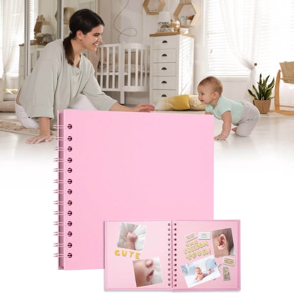 Clearance PEONAVET Picture Albums Wedding Baby Memorial Scrapbook Album DIY Scrapbook Photo Album
