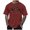 C148/Red767, variant on Rggeeun Mens Tshirts Leopard Letter Print Solid Color Short Sleeve Crew Neck Loose Fit Soft Breathable for Summer Office Wear Casual Shirts,Black,Xxs