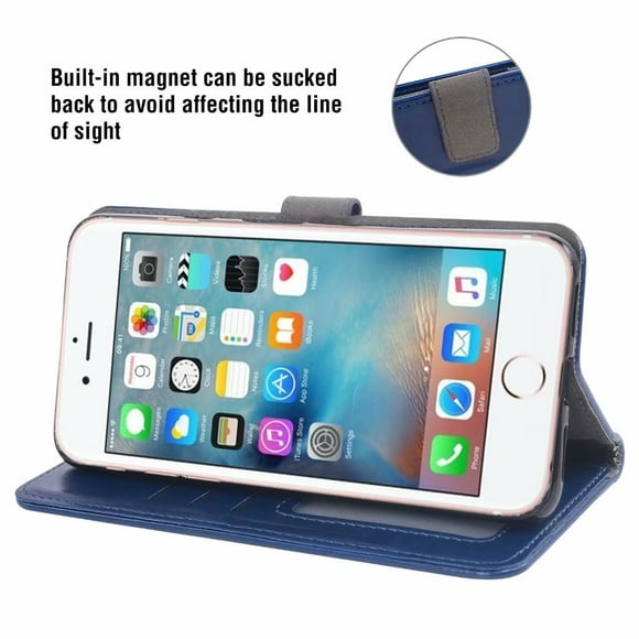 Étui de Téléphone Portable pour iPhone 6, Étui en Cuir à Rabat Protectrice pour iPhone 6