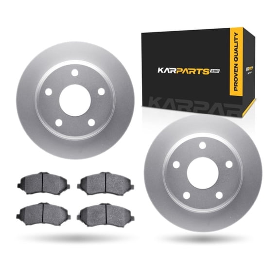KarParts360 For Ram C/V 2012 2013 2014 2015 Brake Set Front