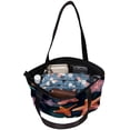 thumbnail image 5 of Starfish Canvas Leather Mix Hand-Held Bag - Twill, Sponge, Jeanette - 30x10.5x39cm - Women's Fashion Accessory for Work and Travel, 5 of 5