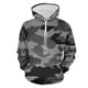 thumbnail image 1 of Sudadera con capucha Umfun para hombre, de camuflaje, de manga larga, para gimnasio, para entrenamiento, con bolsillo, gris, talla 4XL, 1 of 4