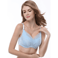 thumbnail image 5 of BIMEI Mastectomy Bra with Pockets for Breast Prosthesis Women Everyday Lace Bra 8428,Light Blue,34B, 5 of 6
