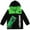 Black / green, variant on Minecraft Creeper Little Boys Fleece Pullover Hoodie Little Kid to Big Kid