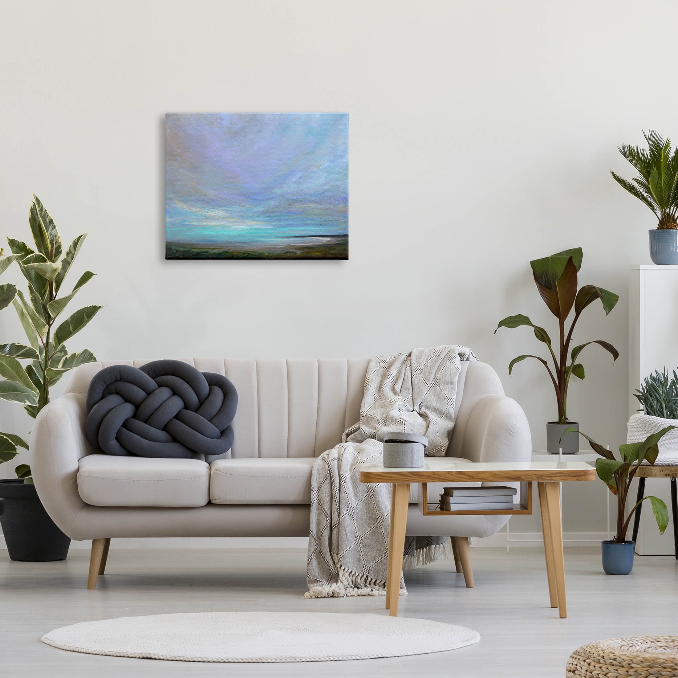 Stupell Industries Vast Panoramic Sky Horizon Painting Gallery Wrapped Canvas Print Wall Art, Design by Sheila Finch