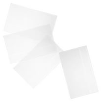 NICEXMAS 5Pcs Hard Plastic Clear Money Holders With Simple Design For Displaying Commemorative