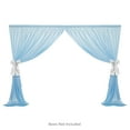 thumbnail image 2 of Lann's Linens Set of 2 Photography Backdrop Curtains, 5ft x 7ft Blue Wedding Photo Background, 2 of 7