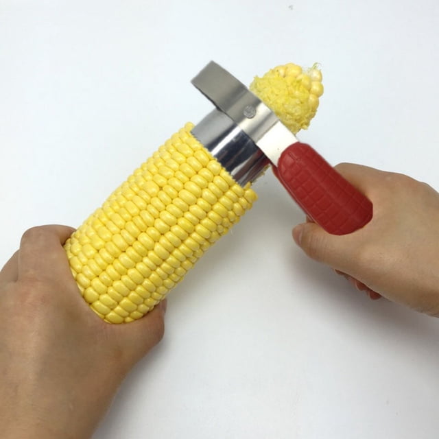 HOZADOIE Corn Peeler Kitchen Essentials Useful Corn Cob Stripper Peeler Corn Vegetable Cutter Cooking Tools