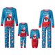 thumbnail image 1 of Conjuntos de pijamas familiares a juego Fiomva con estampados de Papá Noel, pijamas navideños para hombres, mujeres y niños., 1 of 8
