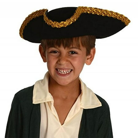 Kangaroo Kids Revolutionary War Deluxe Colonial Tricorn Hat