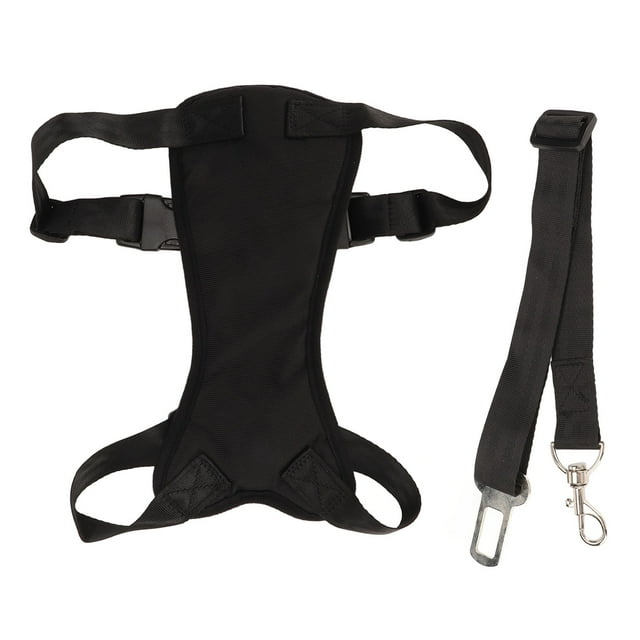 Arnés de seguridad para coche para perros, malla transpirable, ajustable, con cinturón de seguridad, XL