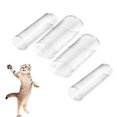 thumbnail image 1 of Protector antiarañazos para gatos, protector antiarañazos para sofá 8 piezas (4 piezas para grande, 4 piezas para pequeño, transparente) TUNC Sencillez, 1 of 5