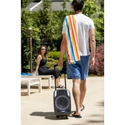 Altec Lansing SoundRover 50 Wireless Party Speaker, 50W, LED Party Lighting, Black, IMT8000M-BLK