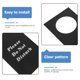 thumbnail image 3 of unbranded 2Ud Carteles De Puerta Para Servicio Y No Molestar En Cuero PU Negro Reversible, 3 of 7