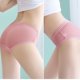 thumbnail image 4 of ropa interior de las señoras, color sólido transpirable media cintura, chica sexy y lindo pantalonespangjing, 4 of 4
