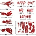 thumbnail image 2 of Halloween Bloody Decorations, Bloody Handprint Footprint Floor Clings, Halloween Party Indoor Outdoor Wall Window Floor Stickers Clings$$Home Decor, Kitchen, & Other, 2 of 8