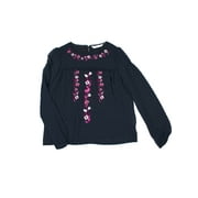 Embroidered Clip Dot Top (Little Girls & Big Girls)