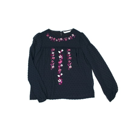 Embroidered Clip Dot Top (Little Girls & Big Girls)