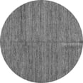 thumbnail image 1 of Ahgly Company Indoor Round Abstract Gray Modern Area Rugs, 8' Round, 1 of 4