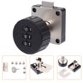 ITSELFER Combination Lock 3digit Baby Proof File Lock Desk