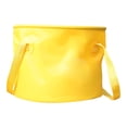 thumbnail image 1 of Cubo plegable Cubo de pesca Ligero Portátil Herramienta de limpieza Multiusos Coche Amarillo 20L, 1 of 8