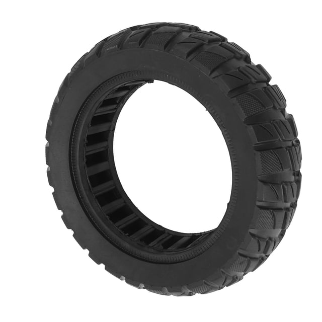 Neumático Para Scooter Eléctrico, Neumático Para Scooter Sin Cámara, Superficie Con Ranura De 10 Pulgadas, Fácil Instalación, Diseño Hueco Para Ciclismo Al Aire