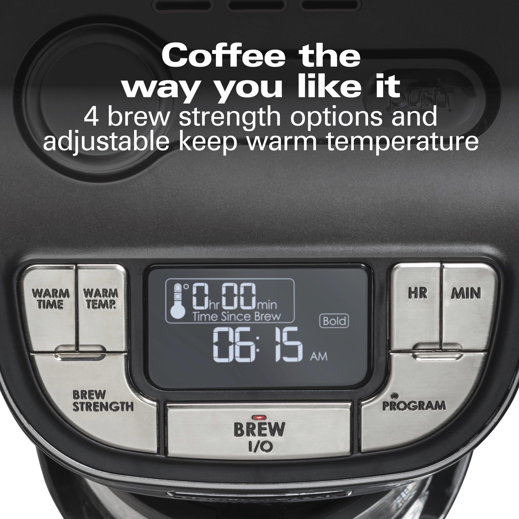 Hamilton Beach 12-Cup Programmable Drip Coffee Maker Machine with Glass Coffee Pot