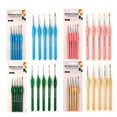 thumbnail image 5 of 5PCS Fine Detail Brushes Miniature Brush for Fine Detailing Models Painting, Nail Art, Acrylic Watercolour, Miniatures Pink, 5 of 5