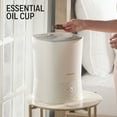 thumbnail image 3 of Honeywell 1.5 gal. 500 sq ft Filter Free Warm Mist Humidifier with Essential Oil Cup, White, HWM440W, 3 of 14