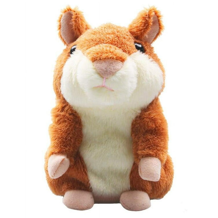 Qwifyu talking hamster, juguete interactivo de peluche de peluche