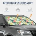 thumbnail image 4 of Balery Tropical Flowers Sun Shield 2 Pack For Car Front Windows Foldable Sun Visor Protector Blocks Max Uv Rays And Keeps Your Vehicle Cool For Most Sedans Suv Truck, 4 of 7